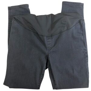 Madewell Maternity Skinny Jeans Dark Blue Wash‎ Over-the-Belly Size 30